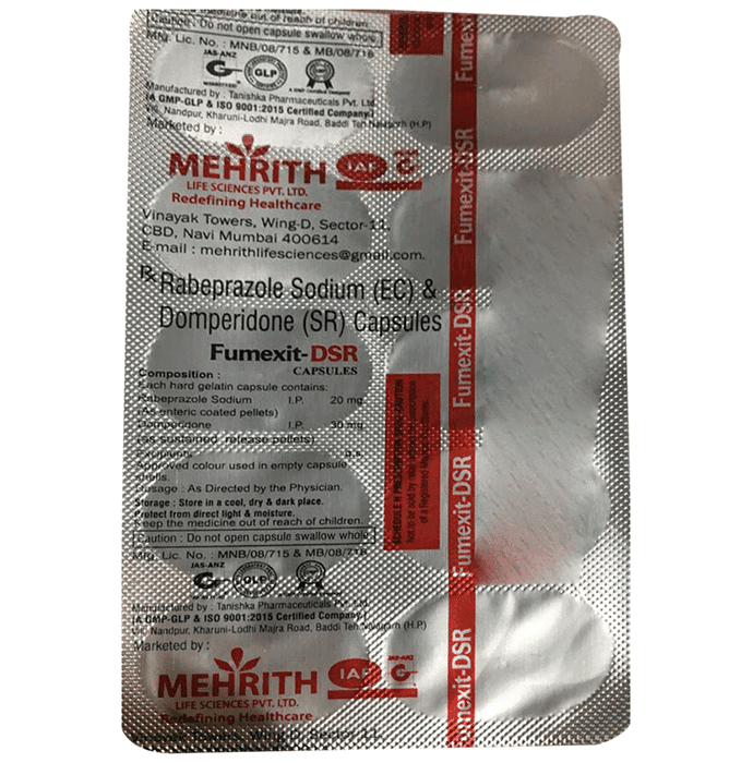 Fumexit-DSR Capsule – Domperidone (30mg) by Mehrith Lifesciences Pvt Ltd — photo 1 of 2