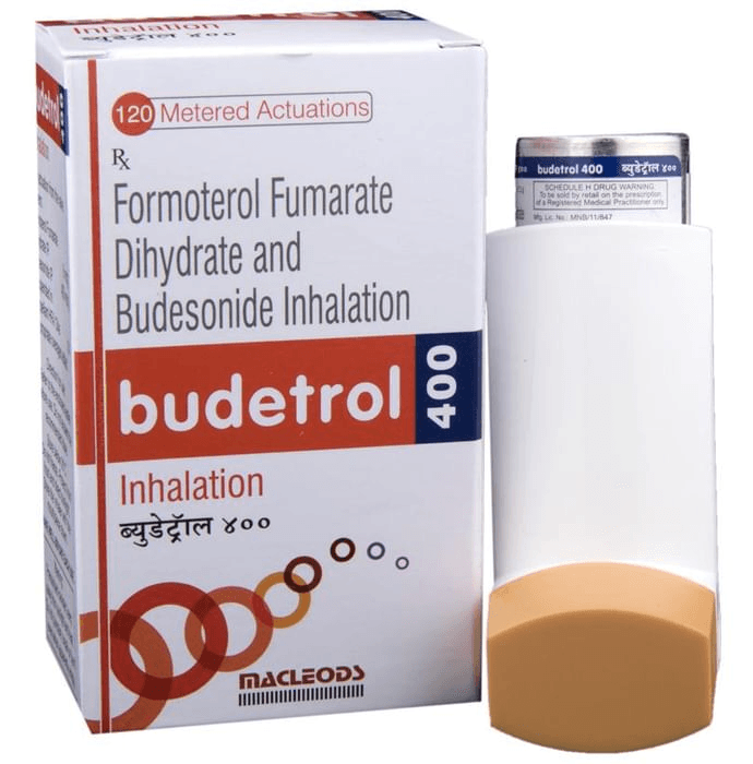 Budetrol 400 Inhaler – Formoterol (6mcg) 400 mg by Macleods Pharmaceuticals Pvt Ltd — photo 1 of 5