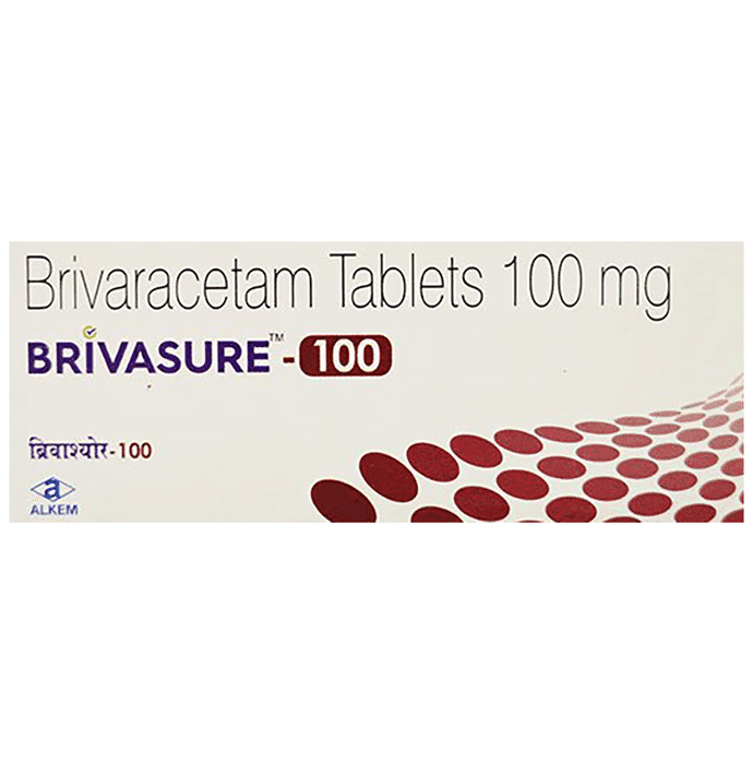 Brivasure 100mg Tablet – Brivaracetam (100mg) 100 mg by Alkem Laboratories Ltd — photo 1 of 5
