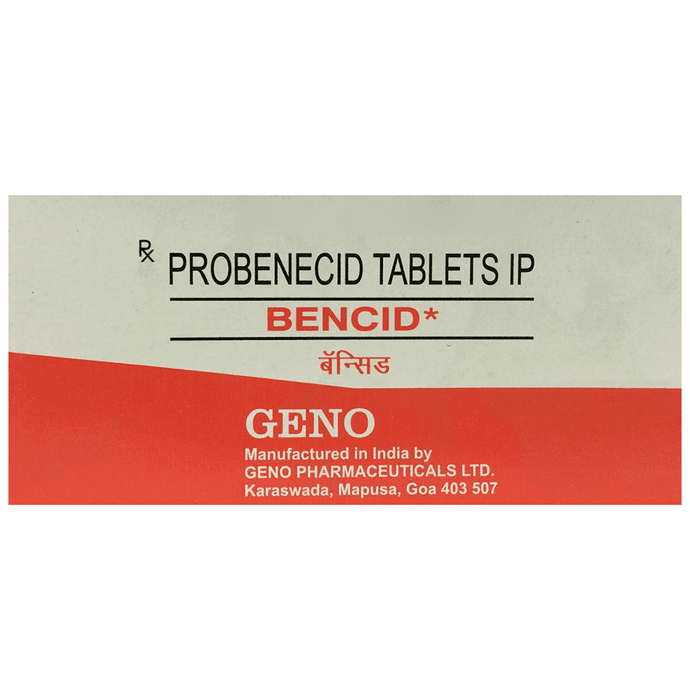 Bencid Tablet – 0de0cf28-256b-4fe7-bae5-d30e83b2bd7c by Geno Pharmaceuticals Ltd — photo 1 of 3