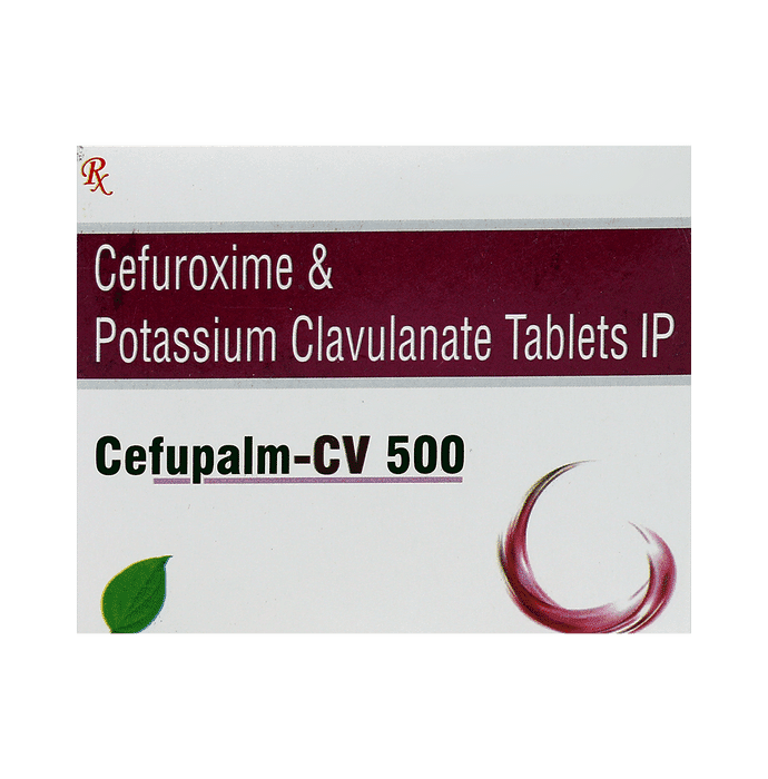 Cefupalm-CV 500 Tablet – Cefuroxime (500mg) 500 mg by Rekin Pharma Pvt. Ltd. — photo 1 of 2