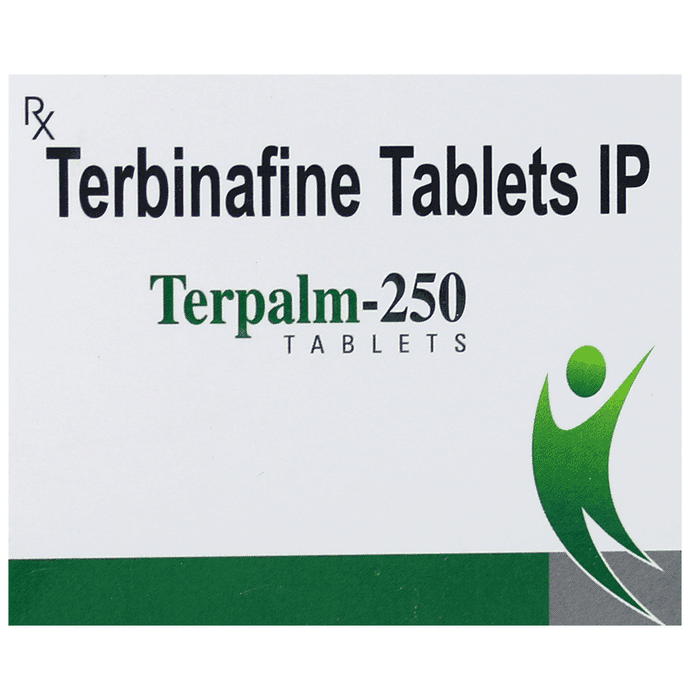 Terpalm 250 Tablet – Terbinafine (250mg) 250 mg by Rekin Pharma Pvt. Ltd. — photo 1 of 2