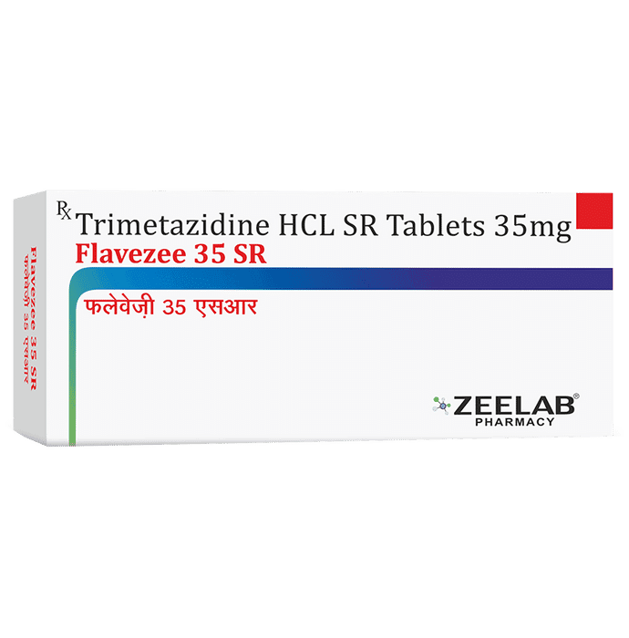 Flavezee 35 SR Tablet – Trimetazidine (35mg) 35 mg by Zeelab Pharmacy Pvt Ltd