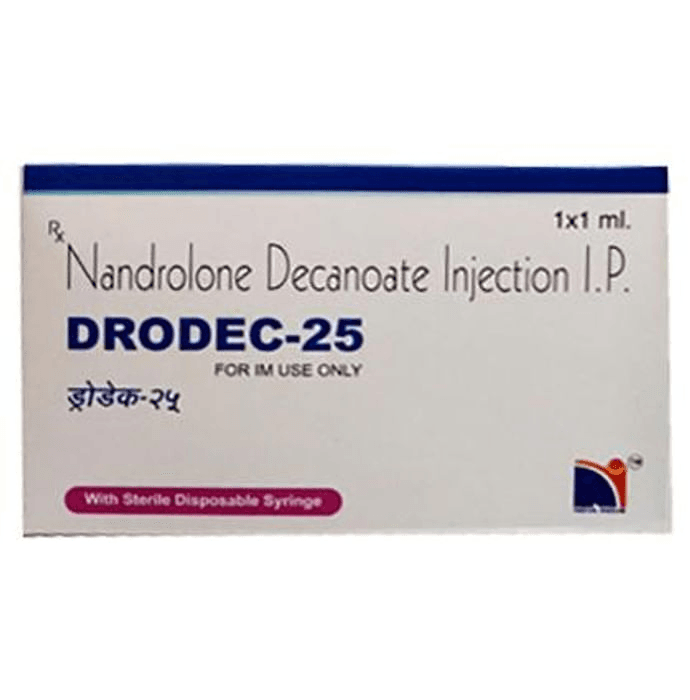 Drodec 25 Injection – Nandrolone Decanoate (25mg) 25 mg by Nova Indus Pharmaceuticals