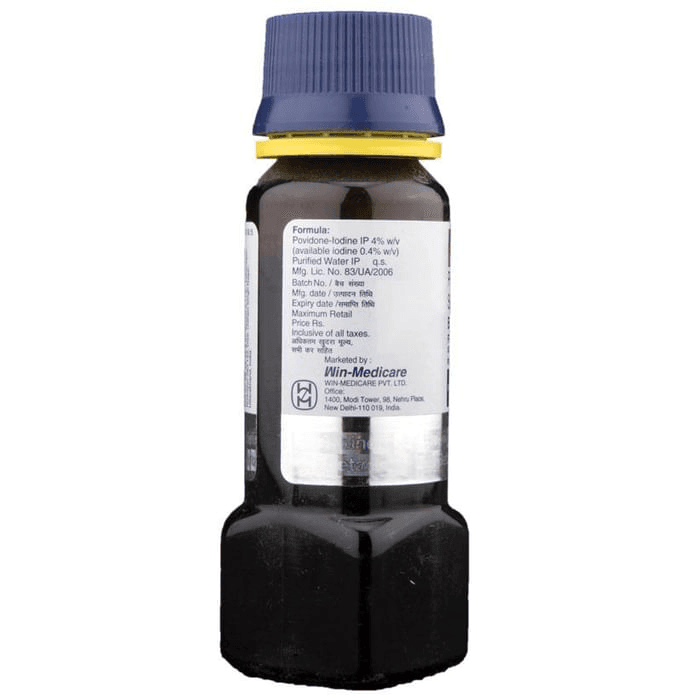 Betadine First Aid Solution – Povidone Iodine (4% w/v) by Win-Medicare Pvt Ltd