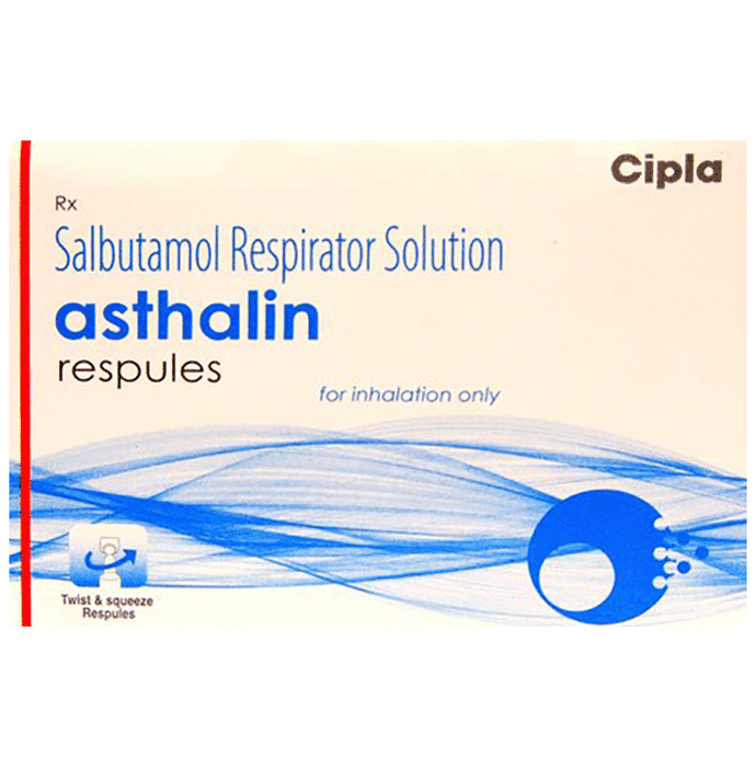 Asthalin Respules – Salbutamol (2.5mg) by Cipla Ltd