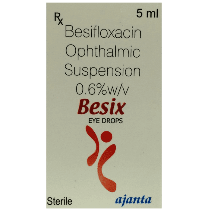 Besix Eye Drop – Besifloxacin (0.6% w/v) by Ajanta Pharma Ltd — photo 1 of 3