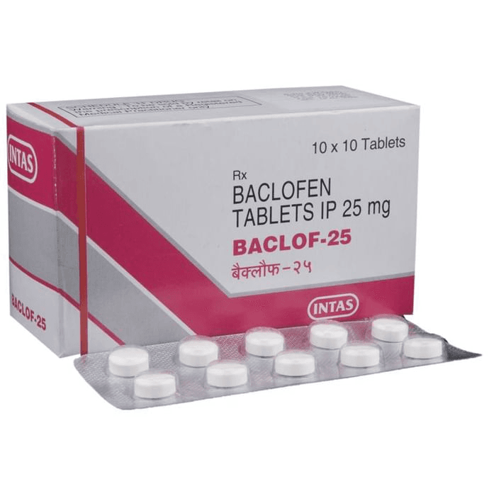 Baclof 25 Tablet – Baclofen (25mg) 25 mg by Intas Pharmaceuticals Ltd — photo 1 of 6