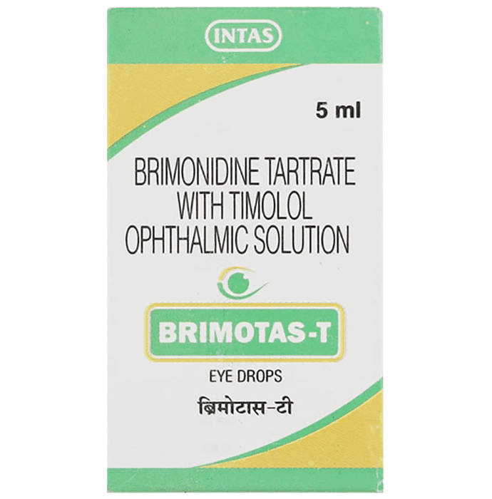 Brimotas T Eye Drop – Timolol (5mg) by Intas Pharmaceuticals Ltd — photo 1 of 4