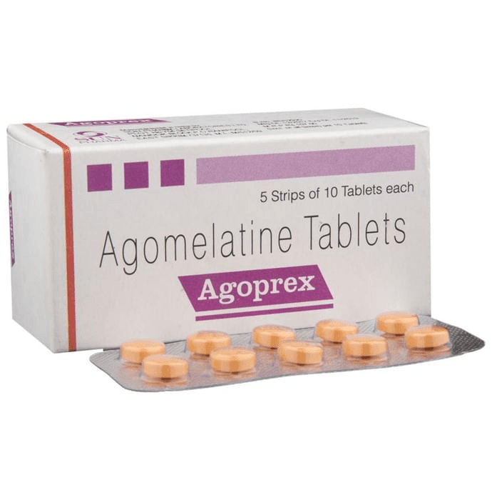 Agoprex Tablet – Agomelatine (25mg) by Sun Pharmaceutical Industries Ltd — photo 1 of 6