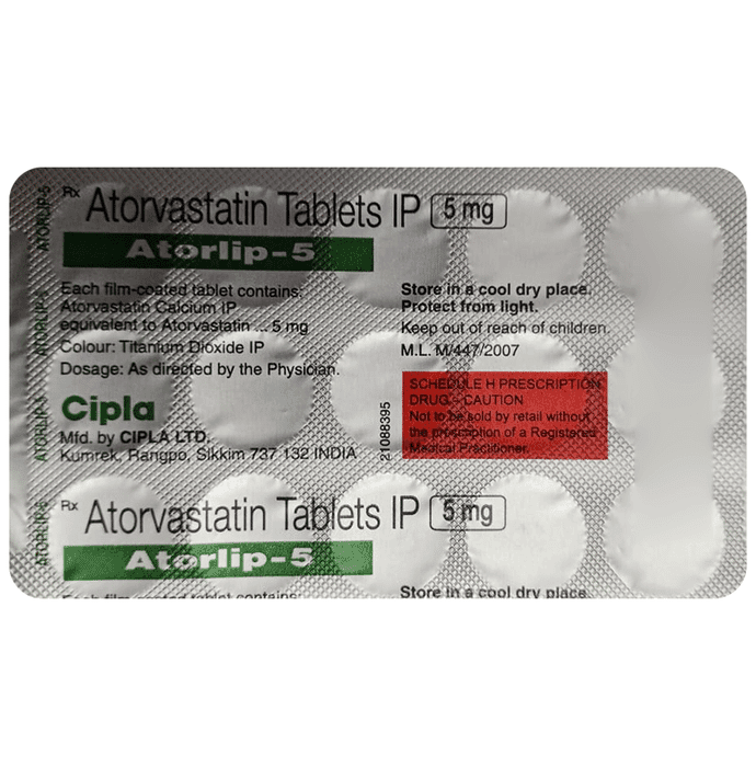 Atorlip 5 Tablet