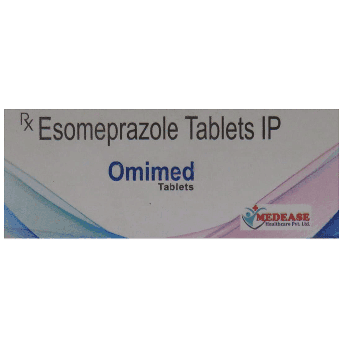 Omimed Tablet – Esomeprazole (40mg) by Medease Healthcare Pvt Ltd — photo 1 of 2