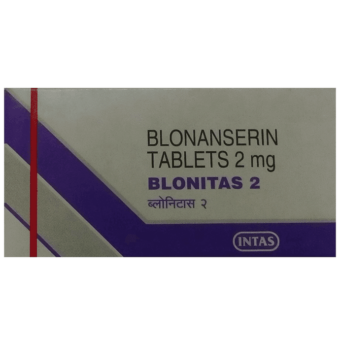 Blonitas 2 Tablet – Blonanserin (2mg) 2 mg by Intas Pharmaceuticals Ltd — photo 1 of 3
