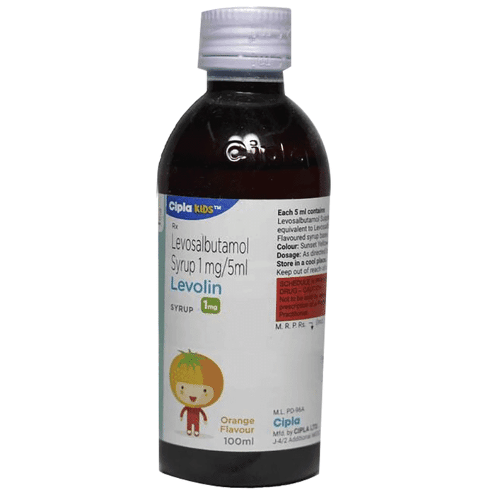 Levolin 1mg Syrup Orange