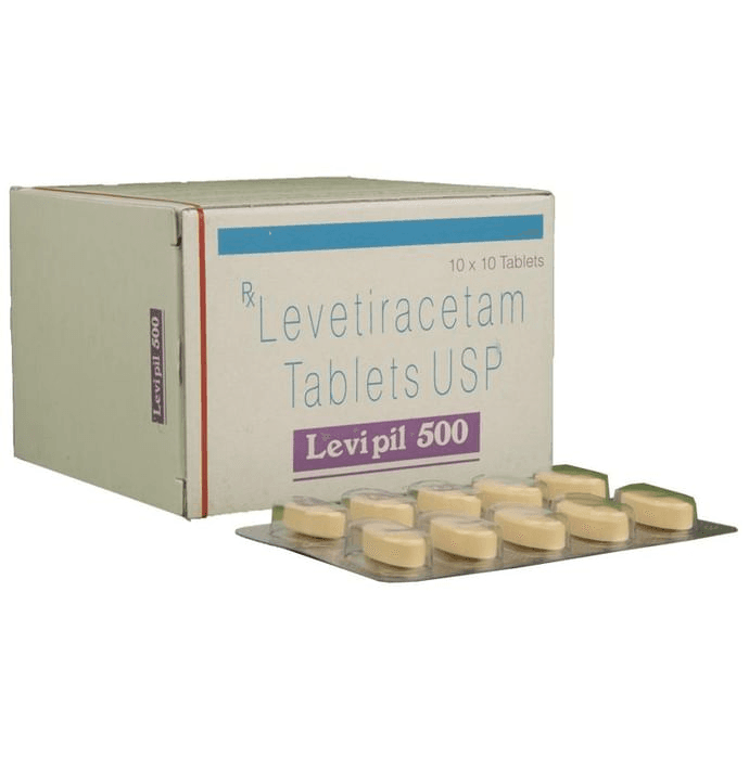 Levipil 500 Tablet – Levetiracetam (500mg) 500 mg by Sun Pharmaceutical Industries Ltd — photo 1 of 4