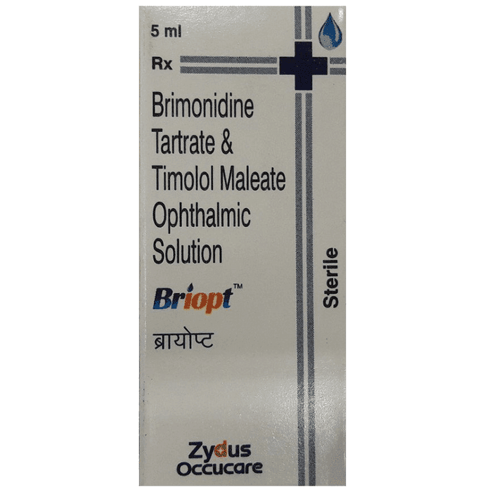 Briopt Eye Drop – Timolol (5mg) by Zydus Cadila — photo 1 of 2