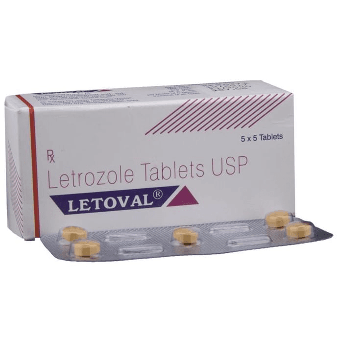 Letoval Tablet – Letrozole (2.5mg) by Sun Pharmaceutical Industries Ltd — photo 1 of 6