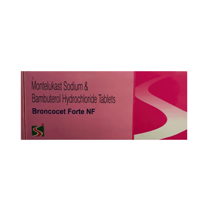 Broncocet-Forte NF Tablet – Bambuterol (10mg) by Seagull Laboratories (I) Pvt Ltd — photo 1 of 2