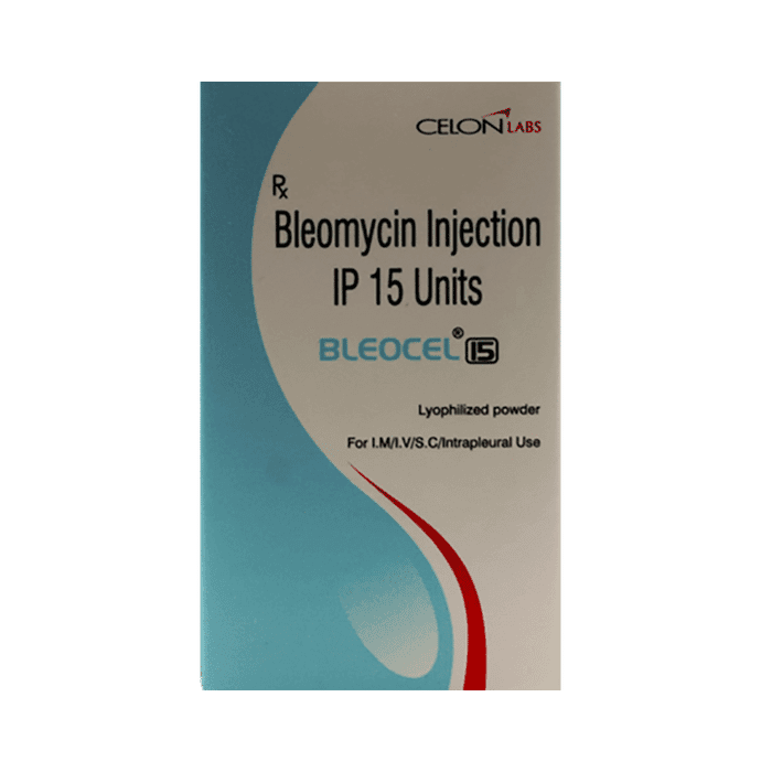 Bleocel 15IU Injection – Bleomycin (15IU) 15 iu by Celon Laboratories Ltd