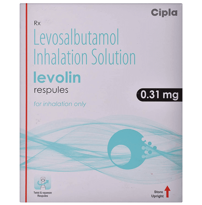 Levolin 0.31mg Respules – Levosalbutamol (0.31mg) 0.31 mg by Cipla Ltd — photo 1 of 5