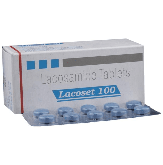 Lacoset 100 Tablet – Lacosamide (100mg) 100 mg by Sun Pharmaceutical Industries Ltd — photo 1 of 6