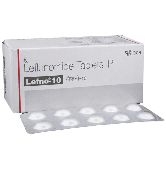 Lefno 10 Tablet – Leflunomide (10mg) 10 mg by Ipca Laboratories Ltd — photo 1 of 6