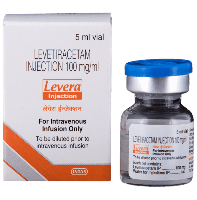 Levera Injection – Levetiracetam (100mg) by Intas Pharmaceuticals Ltd — photo 1 of 5