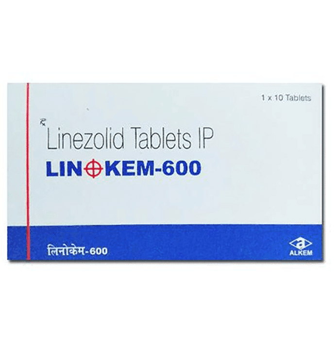 Linokem 600 Tablet – Linezolid (600mg) 600 mg by Alkem Laboratories Ltd — photo 1 of 2