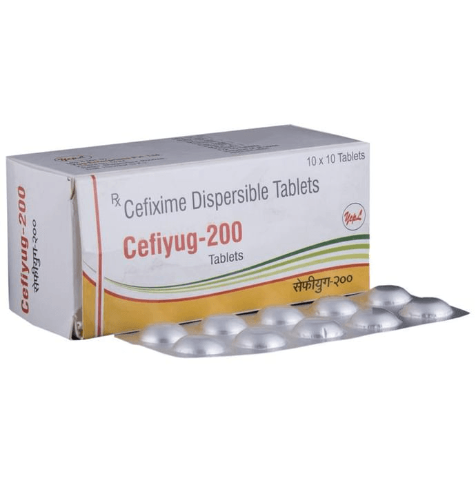 Cefiyug 200 Tablet – Cefixime (200mg) 200 mg by Yug Pharmaceuticals — photo 1 of 6