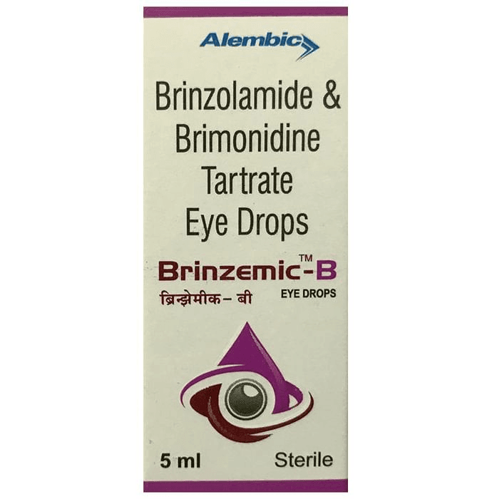 Brinzemic-B Eye Drop – Brinzolamide (1% w/v) by Alembic Pharmaceuticals Ltd — photo 1 of 2