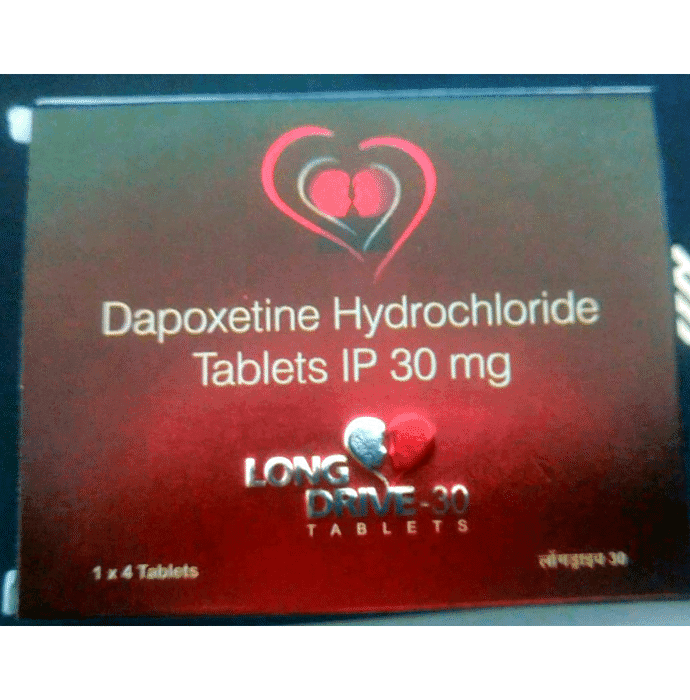 Long Drive 30mg Tablet – Dapoxetine (30mg) 30 mg by Leeford Healthcare Ltd — photo 1 of 2