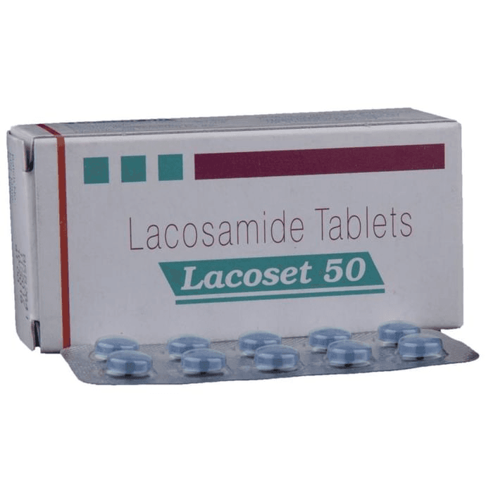 Lacoset 50 Tablet – Lacosamide (50mg) 50 mg by Sun Pharmaceutical Industries Ltd — photo 1 of 6