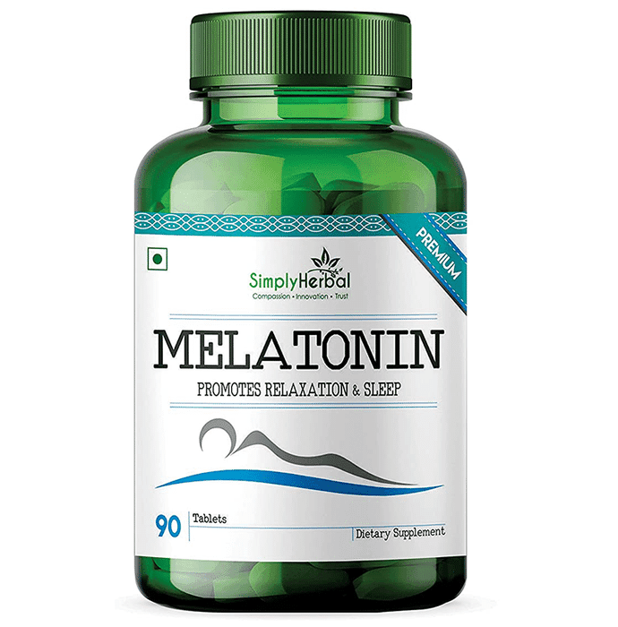 Simply Herbal Melatonin Tablet – c65f1bac-f18c-4e28-b717-dece6d700cb4 by Soulager Healthcare Pvt Ltd — photo 1 of 5