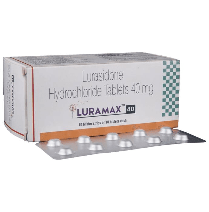 Luramax 40 Tablet – Lurasidone (40mg) 40 mg by Sun Pharmaceutical Industries Ltd — photo 1 of 6