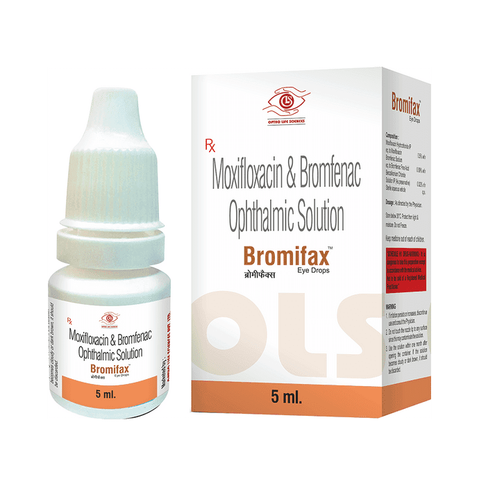 Bromifax Eye Drop – Bromfenac (0.09% w/v) by Optho Life Sciences Pvt Ltd