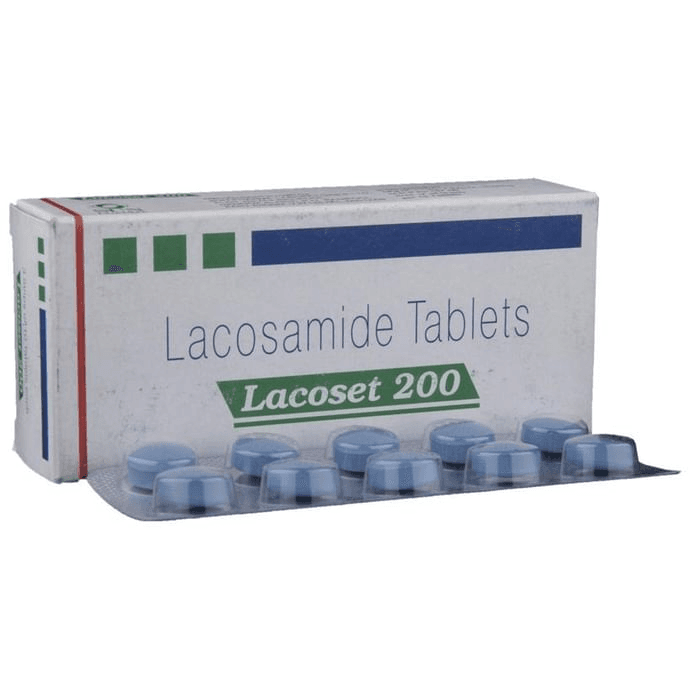 Lacoset 200 Tablet – Lacosamide (200mg) 200 mg by Sun Pharmaceutical Industries Ltd — photo 1 of 6