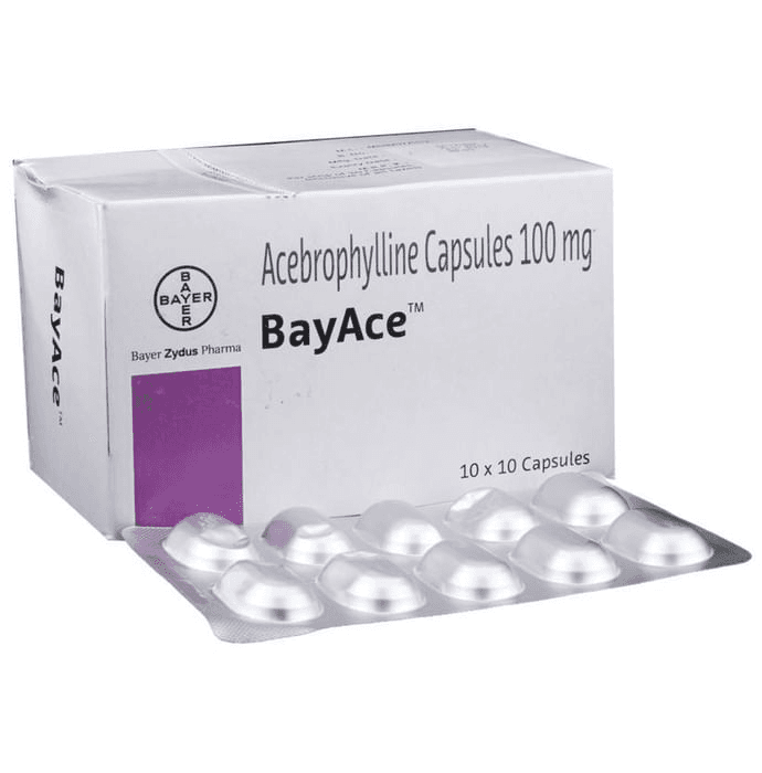 BayAce Capsule – Acebrophylline (100mg) by Bayer Zydus Pharma Pvt Ltd — photo 1 of 6