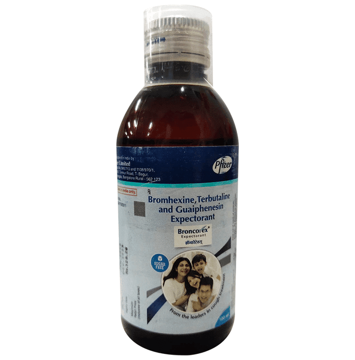 Broncorex Expectorant Sugar Free – 3a86d45c-c052-42bc-9555-7ed9c248f484 by Pfizer Ltd — photo 1 of 3