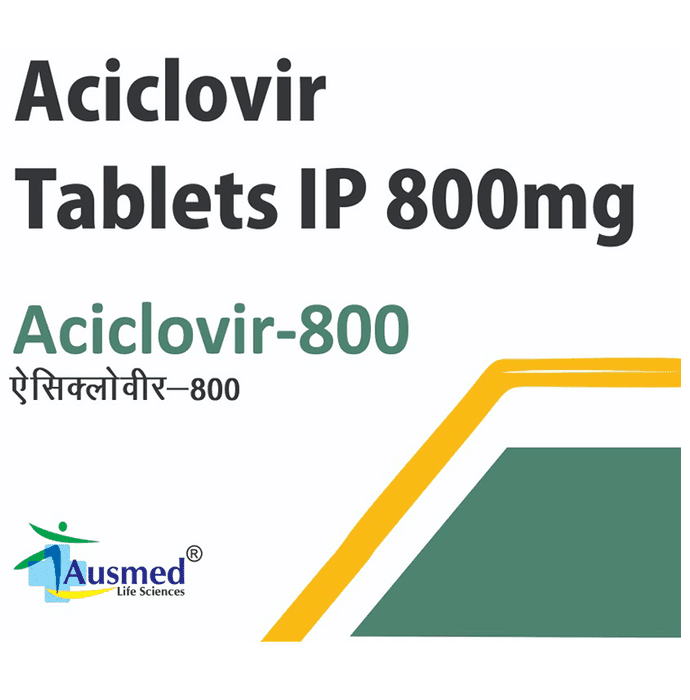 Aciclovir 800 Tablet – Acyclovir (800mg) 800 mg by Care Formulation Labs Pvt Ltd — photo 1 of 4