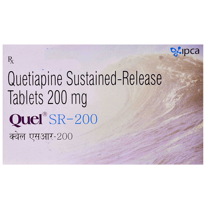 Quel SR 200 Tablet – Quetiapine (200mg) 200 mg by Ipca Laboratories Ltd — photo 1 of 4