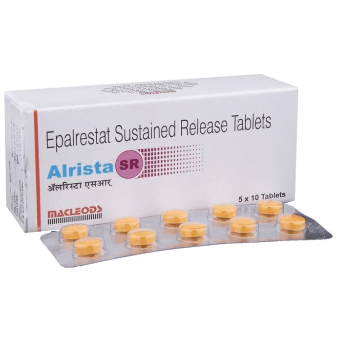 Alrista SR Tablet – Epalrestat (150mg) by Macleods Pharmaceuticals Pvt Ltd — photo 1 of 6