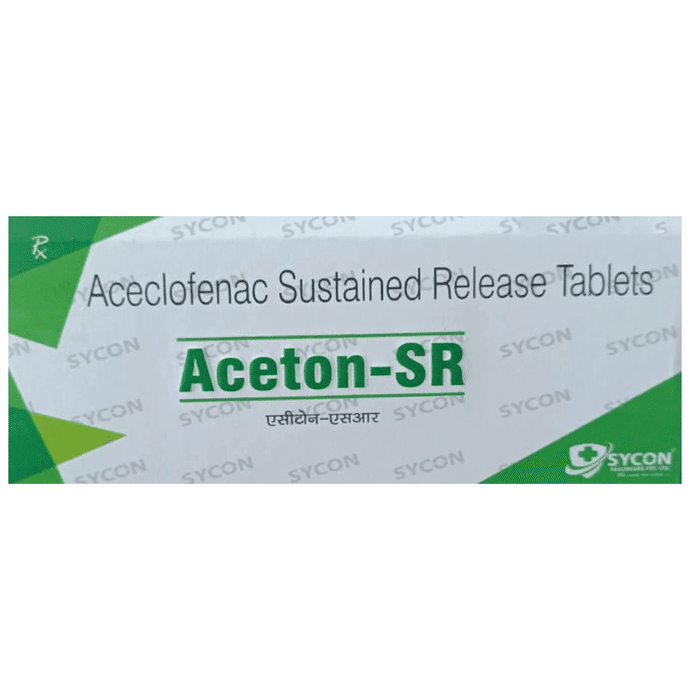 Aceton-SR Tablet – Aceclofenac (200mg) by Sycon Healthcare Pvt Ltd — photo 1 of 3