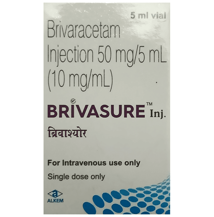 Brivasure Injection – Brivaracetam (10mg/ml) by Alkem Laboratories Ltd — photo 1 of 2