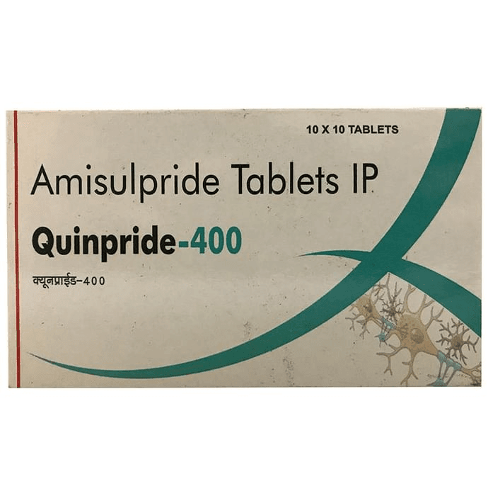 Quinpride 400 Tablet – Amisulpride (400mg) 400 mg by Quince Lifesciences Pvt Ltd