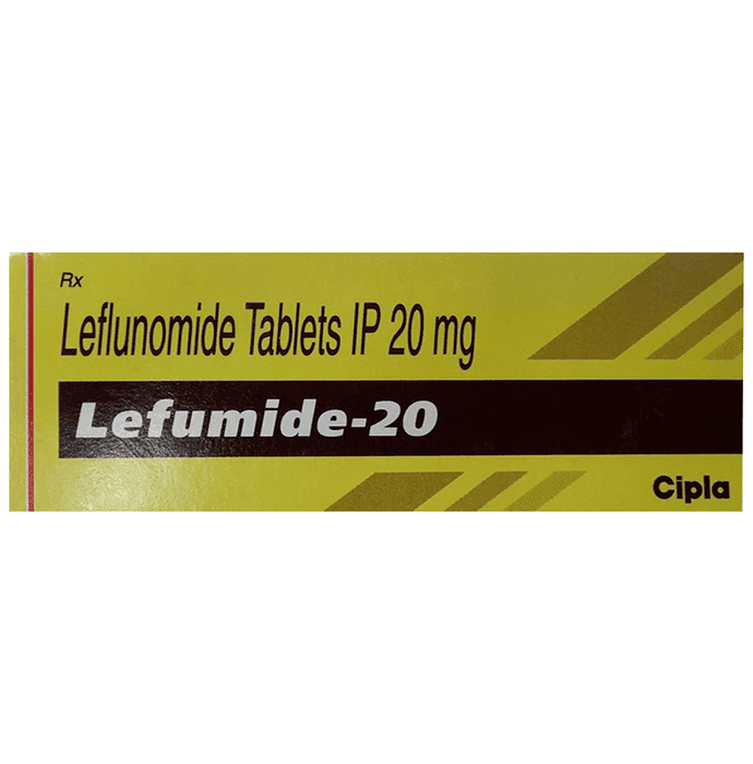 Lefumide 20 Tablet – Leflunomide (20mg) 20 mg by Cipla Ltd — photo 1 of 4