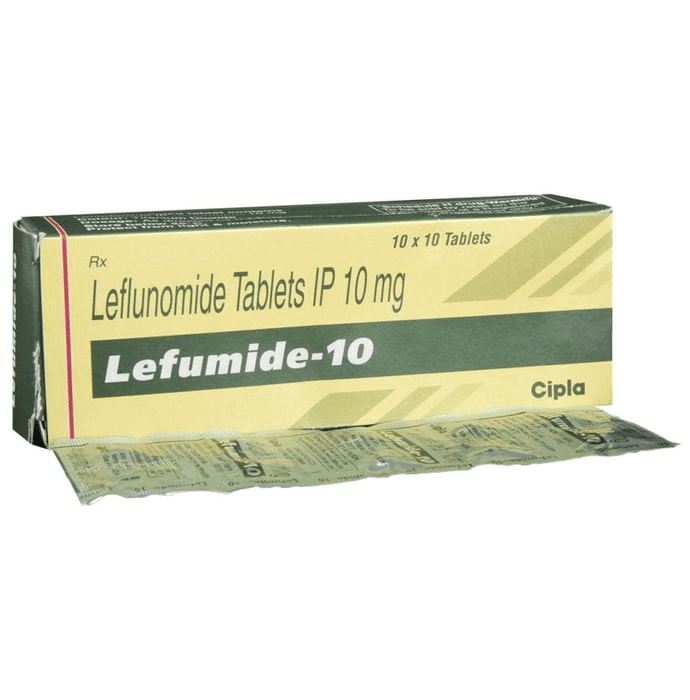 Lefumide 10 Tablet – Leflunomide (10mg) 10 mg by Cipla Ltd — photo 1 of 5