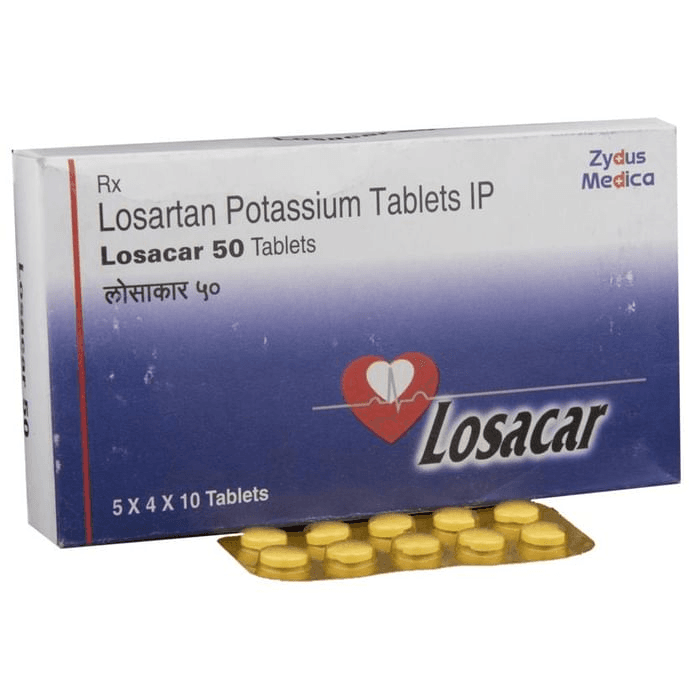 Losacar 50 Tablet – d13f6578-2320-4e61-bed5-42c5dc6d1ca1 by Zydus Cadila — photo 1 of 6