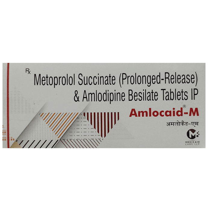 Amlocaid-M Tablet PR – Amlodipine (5mg) by Medicaid Labs LLP — photo 1 of 2