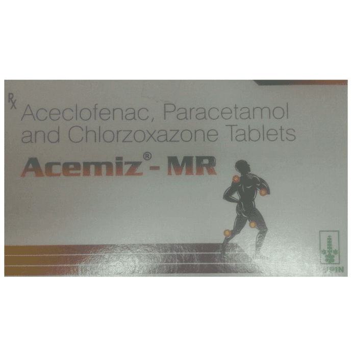 Acemiz -MR Tablet – Aceclofenac (100mg) by Lupin Ltd — photo 1 of 3