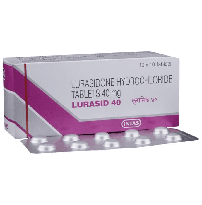 Lurasid 40 Tablet – Lurasidone (40mg) 40 mg by Intas Pharmaceuticals Ltd — photo 1 of 6